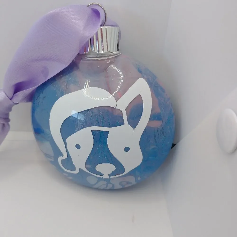 Handcrafted Dog Christmas Ornament Dog Holiday Tree Decor 3
